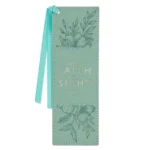 Faux leather bookmark with Walk by Faith Not by Sight scripture design