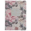Be Strong and Courageous floral notebook for daily writing and notes