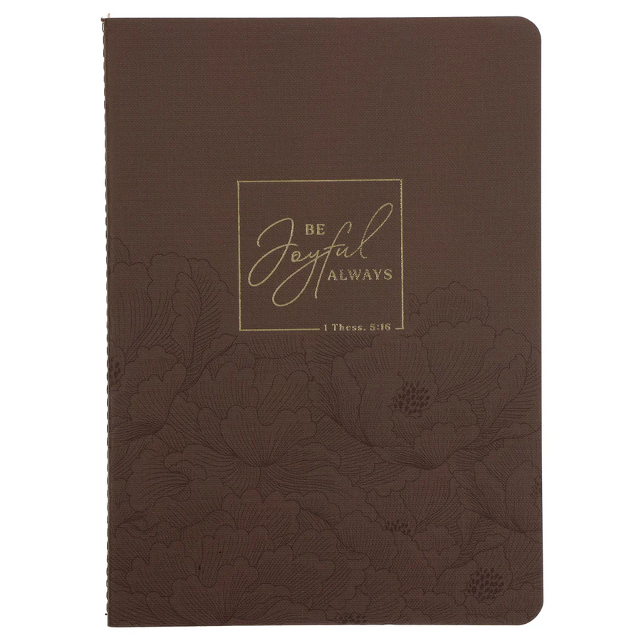 Be Joyful Always notebook for daily notes and journaling