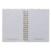 Be Still and Know floral hardcover wirebound journal for daily writing and reflection